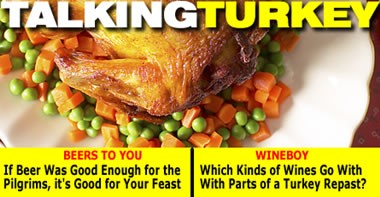 TURKEY WINE: Which wines goes with whcih parts of a turkey feast